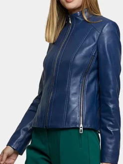 Asal Vision Biker Jackets | Leather Jackets | Biker Jacket Women Blue
