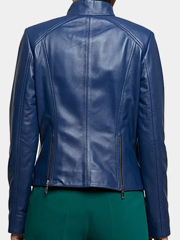 Asal Vision Biker Jackets | Leather Jackets | Biker Jacket Women Blue