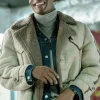 Asal Vision Men Coats | BMF Terry ‘Southwest T’ Flenory Shearling Leather Coat Beige