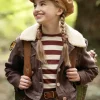 Asal Vision Cotton Jackets | Bookworm 2024 Mildred Shearling Collar Jacket Brown