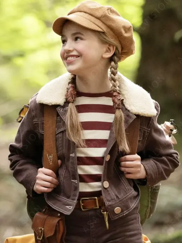 Asal Vision Cotton Jackets | Bookworm 2024 Mildred Shearling Collar Jacket Brown