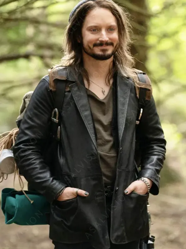 Asal Vision Blazers | Bookworm 2024 Strawn Wise Leather Blazer Black