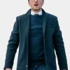 Asal Vision Men Coats | Borgen Power & Glory Mikkel Boe Folsgaard Coat Black
