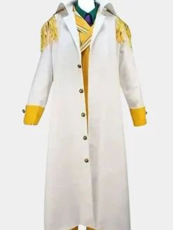 Asal Vision Women Coats | Men Coats | Borsalino One Piece Kizaru Cosplay Coat White