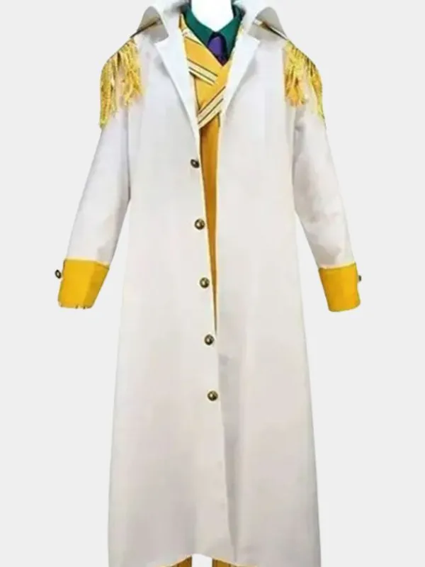 Asal Vision Women Coats | Men Coats | Borsalino One Piece Kizaru Cosplay Coat White