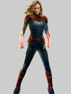 Asal Vision Leather Jackets | Brie Larson Captain Marvel Carol Danvers Leather Jacket Multi-Color