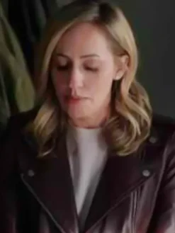 Asal Vision Brown Jackets | Biker Jackets | Brie Virgin River Season 4 Biker Leather Jacket Dark Brown