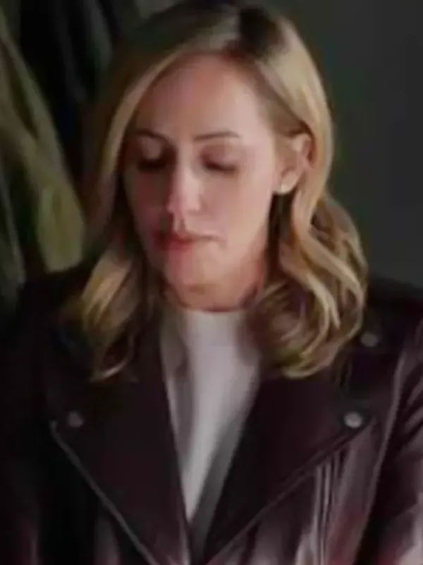 Asal Vision Brown Jackets | Biker Jackets | Brie Virgin River Season 4 Biker Leather Jacket Dark Brown
