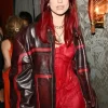 Asal Vision Leather Jackets | BRIT Awards 2024 Dua Lipa Leather Jacket Waxed Burgundy