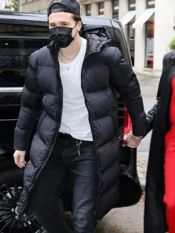 Asal Vision Men Coats | Brooklyn Beckham Puffer Coat Black