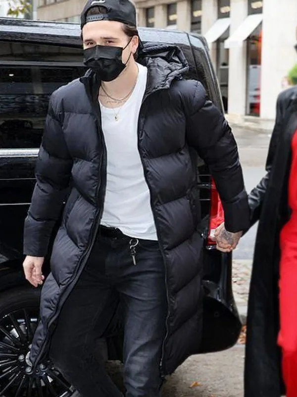 Asal Vision Men Coats | Brooklyn Beckham Puffer Coat Black