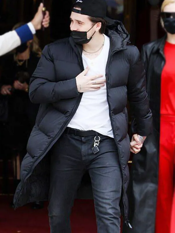 Asal Vision Men Coats | Brooklyn Beckham Puffer Coat Black