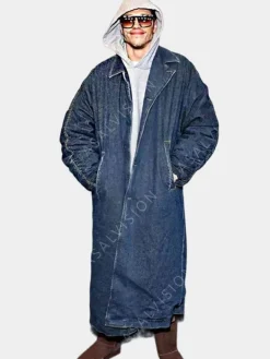 Asal Vision Men Coats | Bupkis Pete Davidson Coat Blue