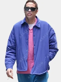 Asal Vision Cotton Jackets | Bupkis Pete Davidson Jacket Purple