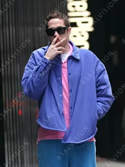 Asal Vision Cotton Jackets | Bupkis Pete Davidson Jacket Purple