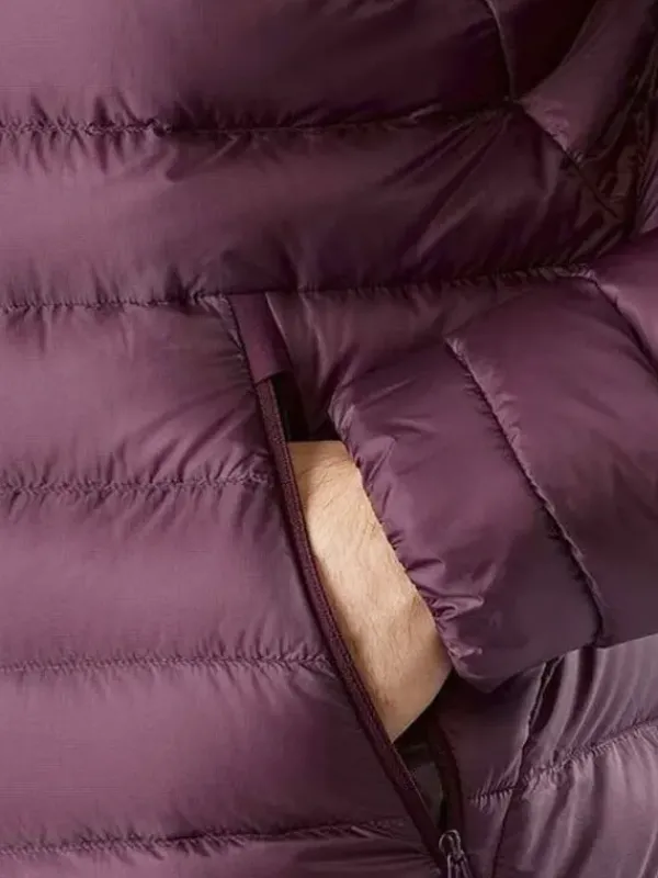Asal Vision Puffer Jackets | Puffer Jacket For Men Burgundy