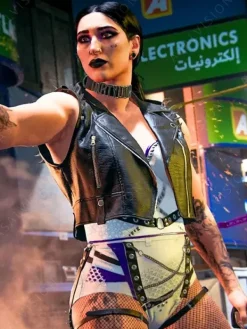 Asal Vision Vests | Call Of Duty Rhea Ripley Leather Vest Black