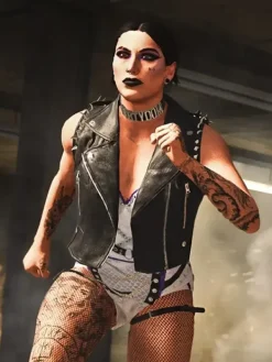 Asal Vision Vests | Call Of Duty Rhea Ripley Leather Vest Black