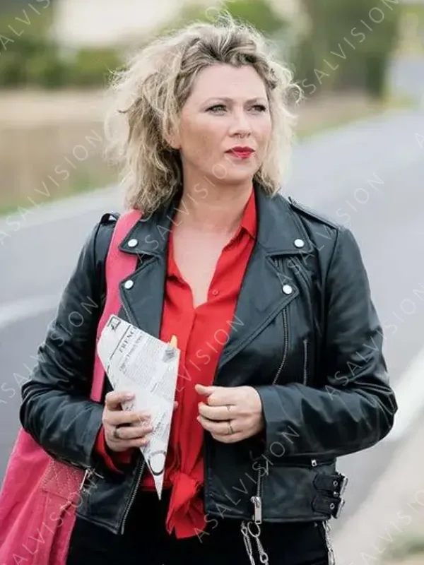 Asal Vision Leather Jackets | Candice Renoir Cécile Bois Leather Jacket Black