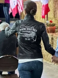 Asal Vision Black Jackets | Leather Jackets | Casey DeSantis Leather Jacket Black