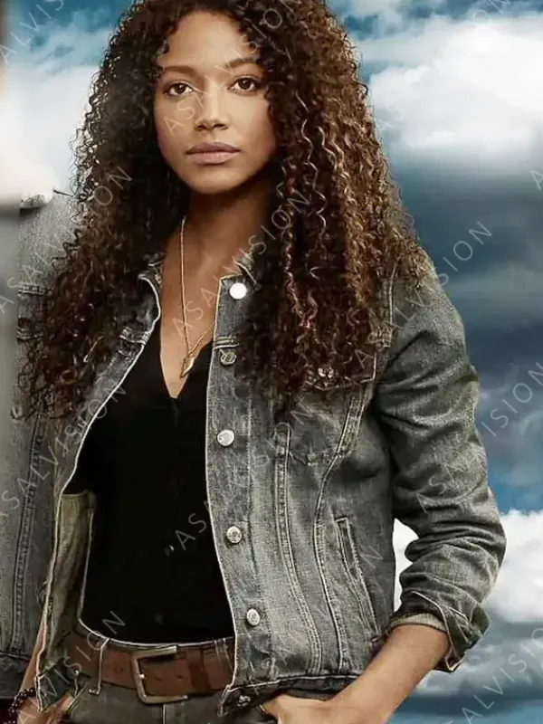 Asal Vision Denim Jackets | Cassie Dewell Big Sky Denim Jacket Ice Blue