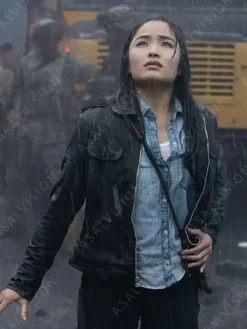 Asal Vision Leather Jackets | Cate Monarch Legacy of Monsters Leather Jacket Black