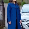 Asal Vision Women Coats | Cellar Door 2024 Jordana Brewster Wool Coat Blue