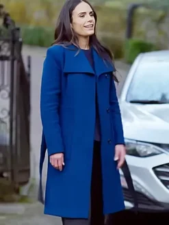 Asal Vision Women Coats | Cellar Door 2024 Jordana Brewster Wool Coat Blue