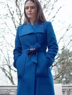 Asal Vision Women Coats | Cellar Door 2024 Jordana Brewster Wool Coat Blue