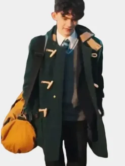Asal Vision Men Coats | Charlie Spring Heartstopper Duffle Coat Green