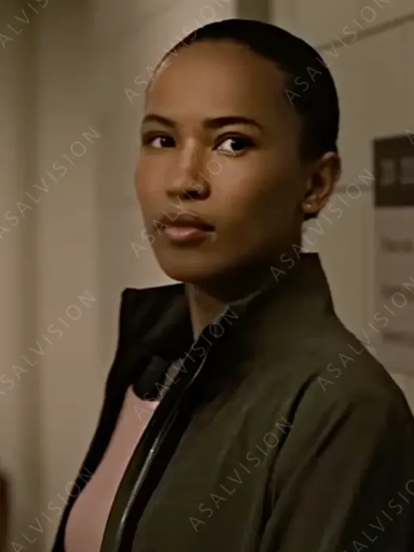 Asal Vision Cotton Jackets | Chelsea Arrington The Night Agent 2023 Jacket Green