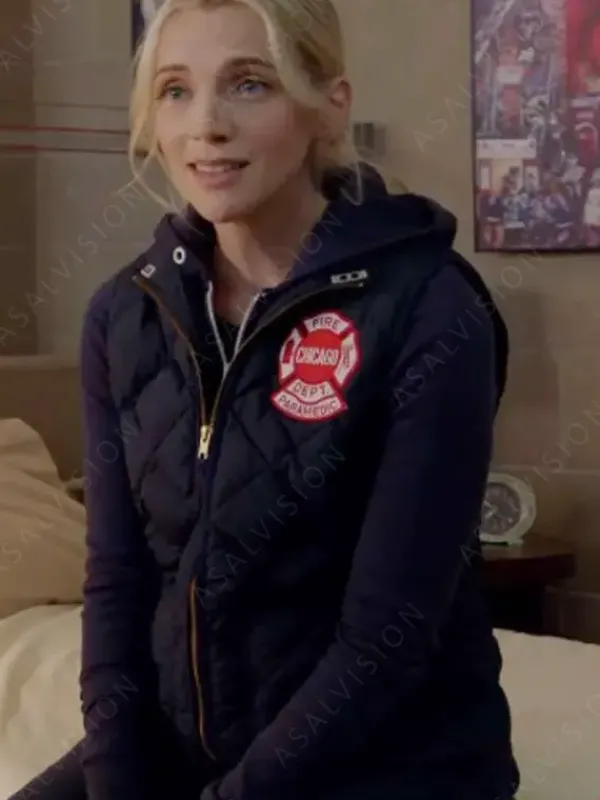 Asal Vision Vests | Chicago Fire Season 12 Sylvie Brett Quilted Vest