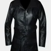 Asal Vision Women Coats | Chicago P.D. Sophia Bush Belted Coat Black