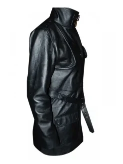 Asal Vision Women Coats | Chicago P.D. Sophia Bush Belted Coat Black