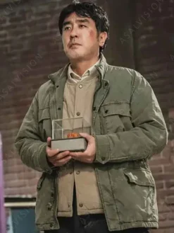 Asal Vision Cotton Jackets | Chicken Nugget 2024 Choi Seon Man Jacket Green