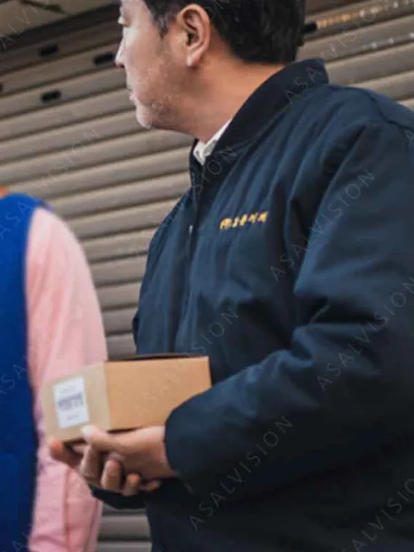 Asal Vision Cotton Jackets | Chicken Nugget 2024 Choi Seon Man Bomber Jacket Blue