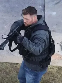 Asal Vision Cotton Jackets | Chris Hemsworth Extraction 2 Jacket Grey