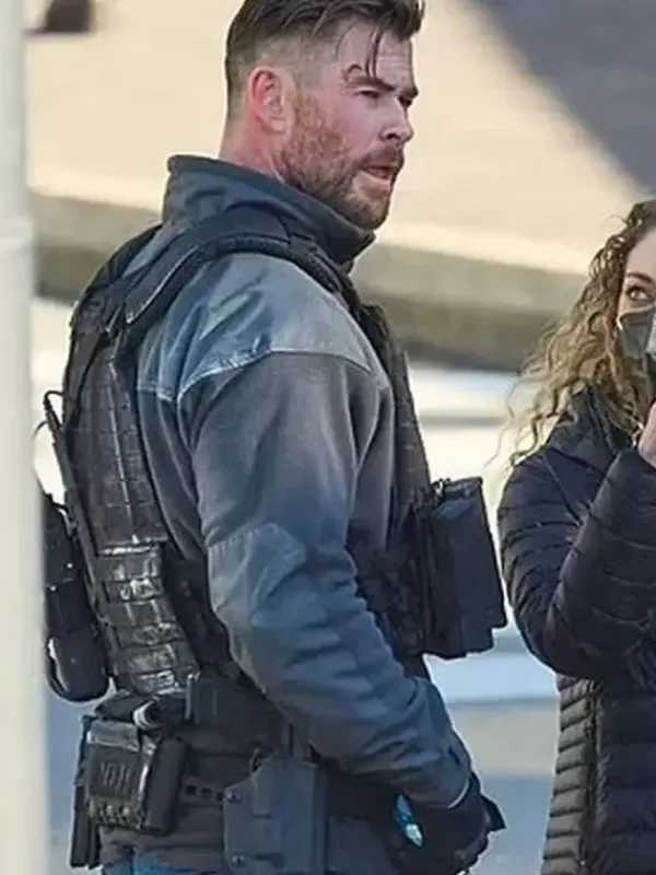 Asal Vision Cotton Jackets | Chris Hemsworth Extraction 2 Jacket Grey