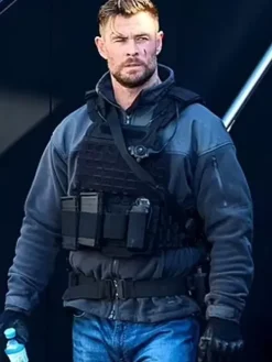 Asal Vision Cotton Jackets | Chris Hemsworth Extraction 2 Jacket Grey