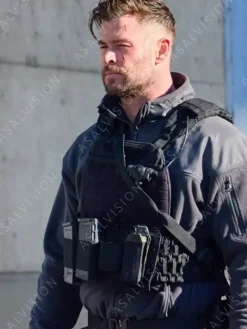 Asal Vision Cotton Jackets | Chris Hemsworth Extraction 2 Jacket Grey