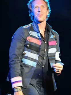Asal Vision Cotton Jackets | Chris Martin Coldplay Jacket Dark Blue
