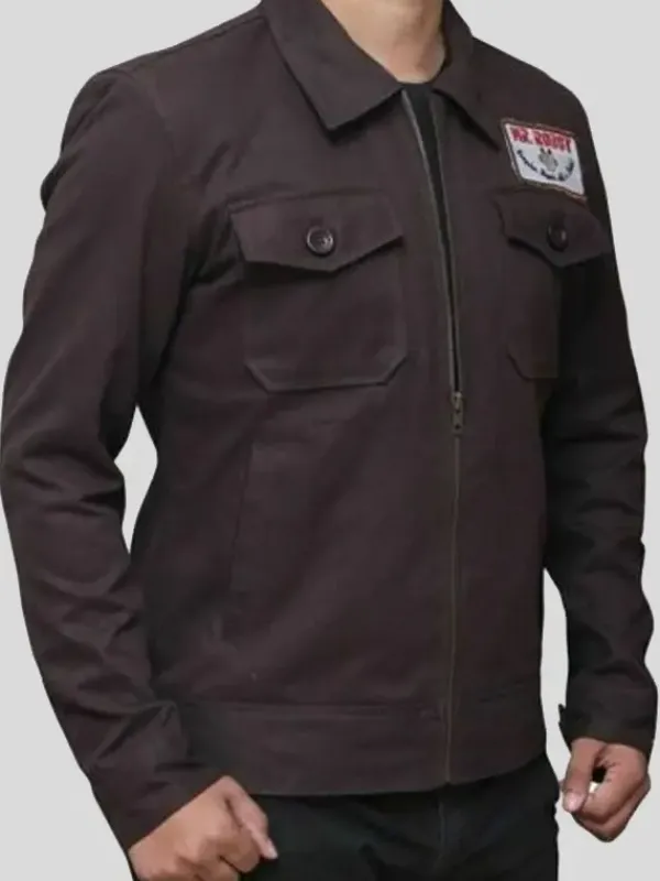 Asal Vision Cotton Jackets | Christian Slater Mr Robot Jacket Brown