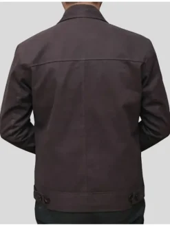 Asal Vision Cotton Jackets | Christian Slater Mr Robot Jacket Brown