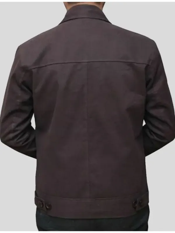 Asal Vision Cotton Jackets | Christian Slater Mr Robot Jacket Brown