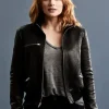 Asal Vision Black Jackets | Leather Jackets | Claire Dearing Jurassic World Dominion Leather Jacket Black