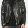 Asal Vision Black Jackets | Biker Jackets | Classic Biker Leather Jacket For Men’s Black