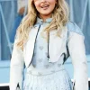 Asal Vision Leather Jackets | Coachella 2024 Sabrina Carpenter Jacket Blue And White