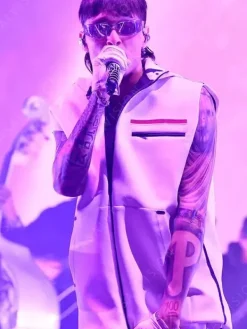Asal Vision Vests | Coachella Peso Pluma Vest White