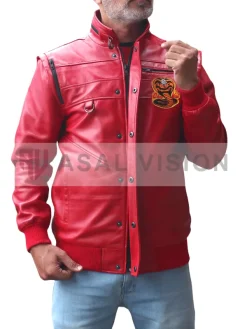 Asal Vision Leather Jackets | Cobra Kai Johnny Lawrence Leather Jacket Red