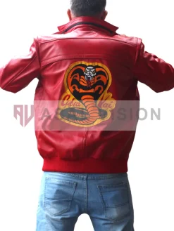 Asal Vision Leather Jackets | Cobra Kai Johnny Lawrence Leather Jacket Red